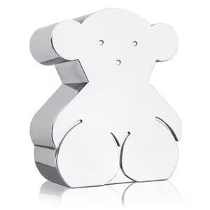 Tous Silver Teddy Bear Sculpture Money